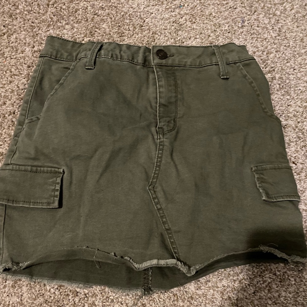 Green skirt